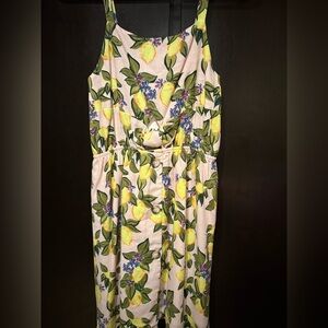 Zara Lemon Patterned Dress